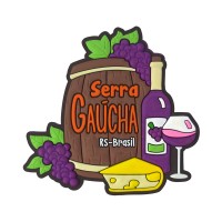 Serra Gaúcha Vinho  - Imã de Geladeira
