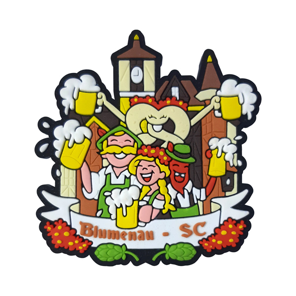Blumenau Oktoberfest 2 - Imã de geladeira