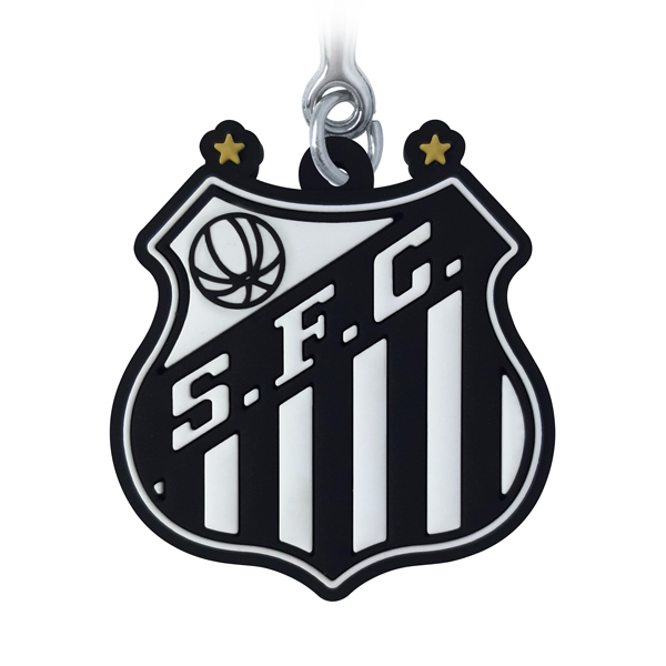 Santos Logo - Chaveiro Emborrachado (OFICIAL)